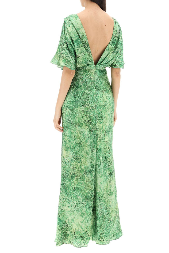 Saloni winona silk maxi dress