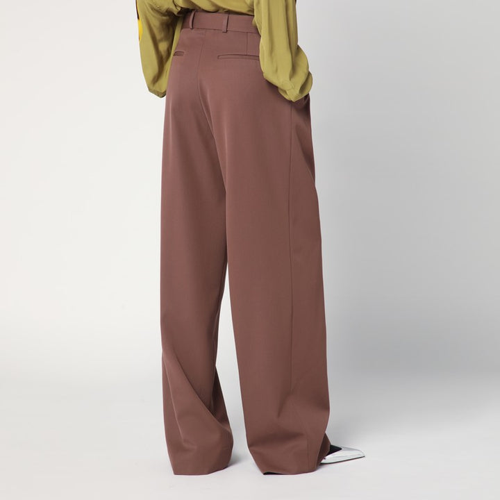 Dries Van Noten Wide cotton trousers