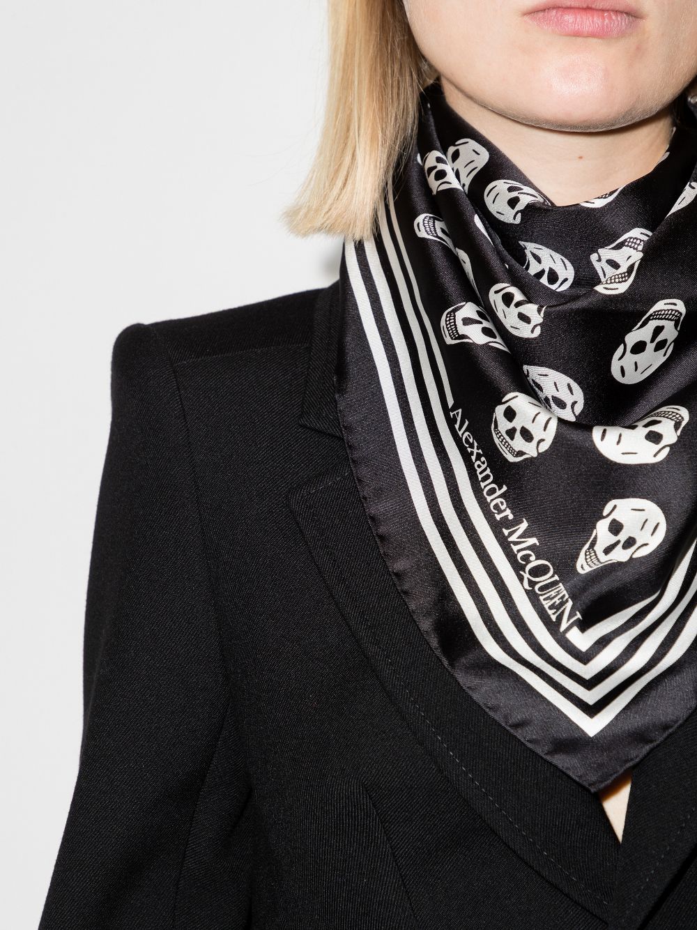 Alexander McQueen Scarf Black