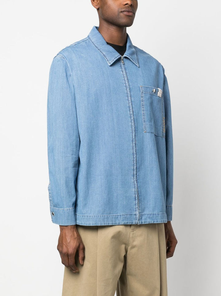 Lanvin Shirts Clear Blue