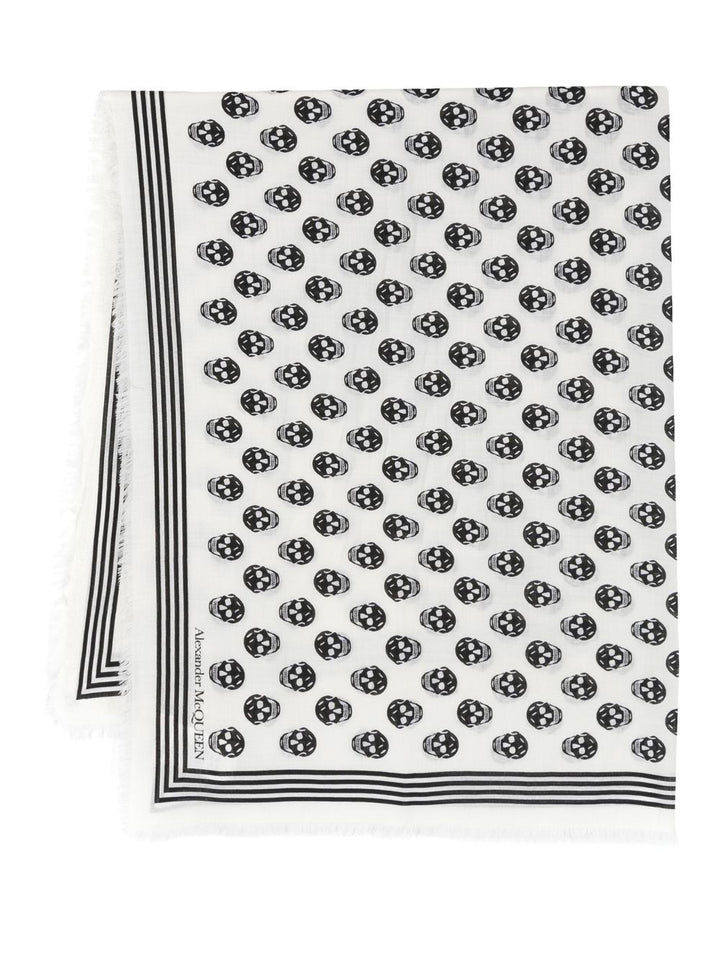 Alexander McQueen Skull Scarf