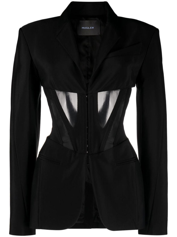 MUGLER Jackets Black