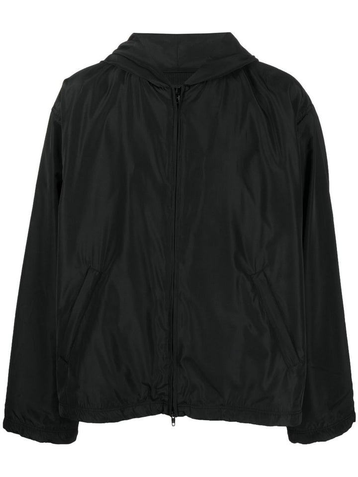 Balenciaga Black logo windbreaker