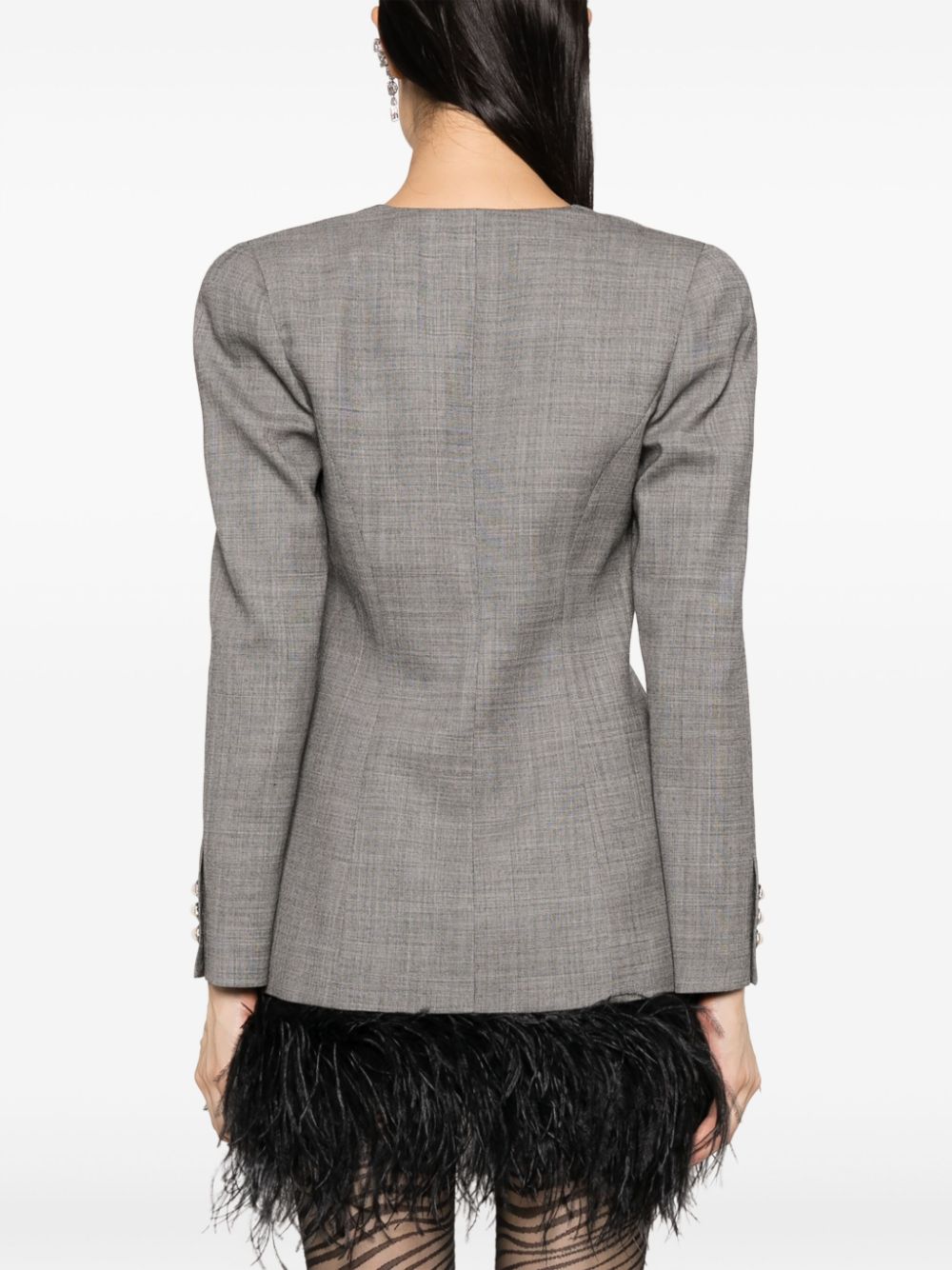 Alessandra Rich Jackets Grey