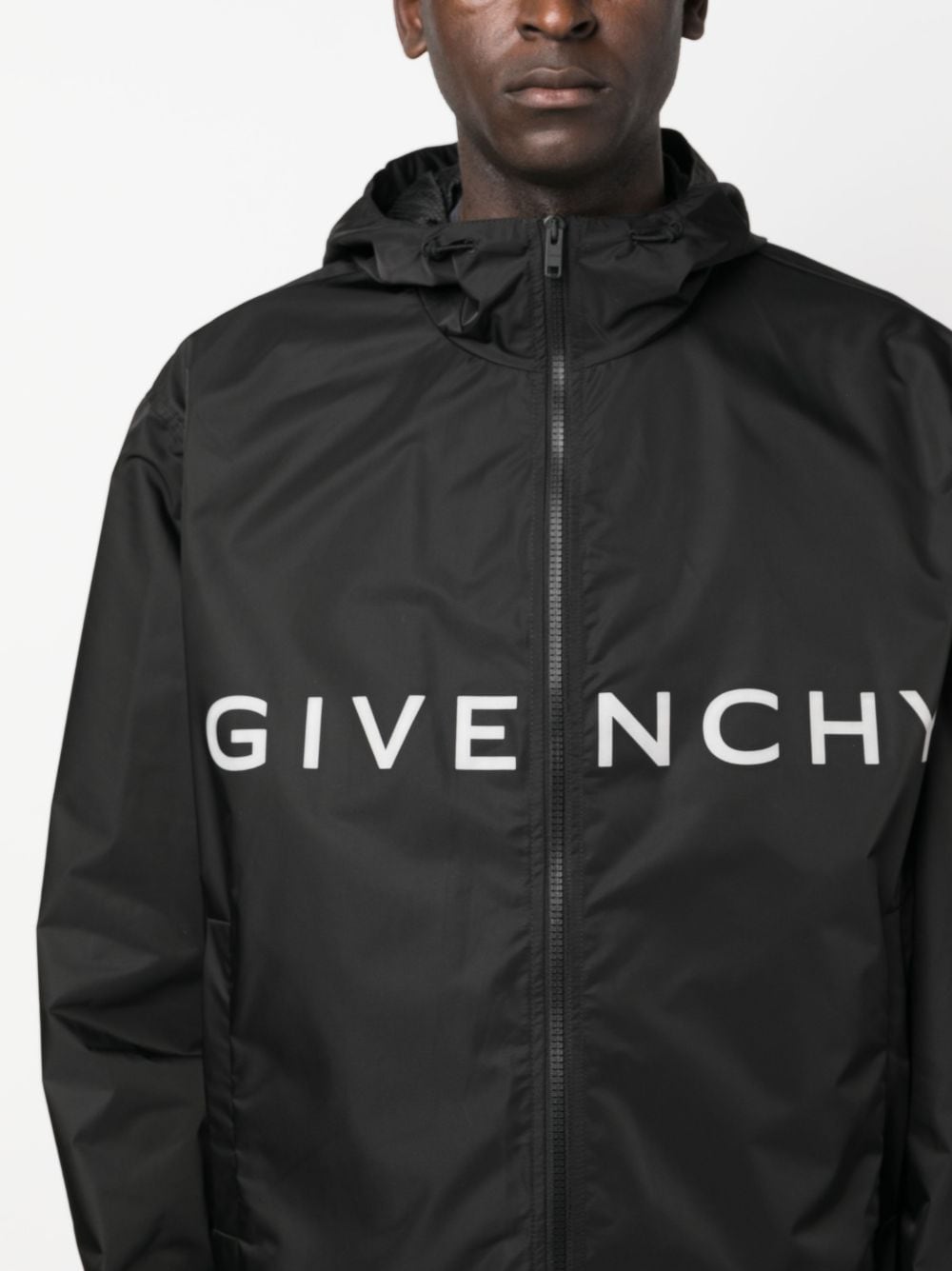 Givenchy Logo Print Windbreaker