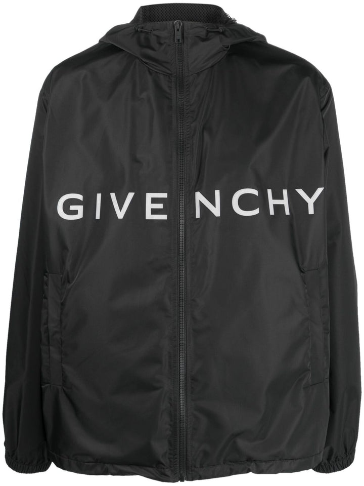 Givenchy Logo Print Windbreaker