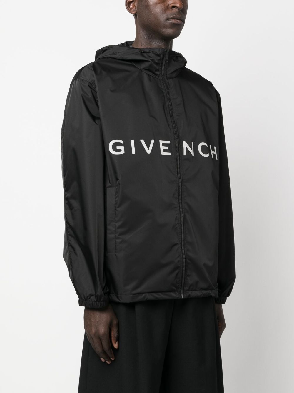 Givenchy Logo Print Windbreaker