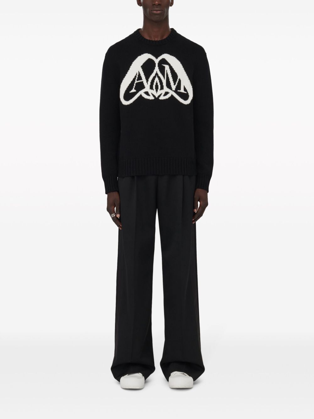 Alexander McQueen Sweaters Black