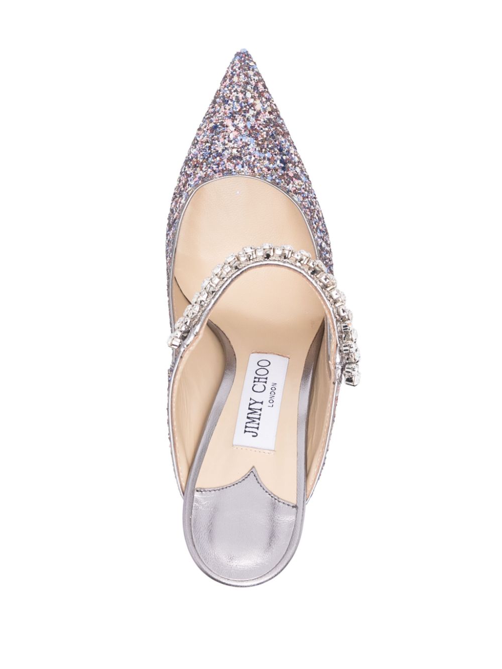 Jimmy Choo Glitter Bing Mules