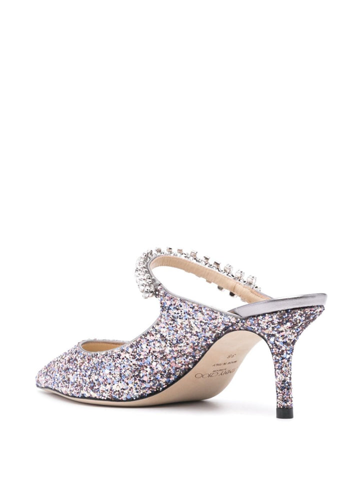 Jimmy Choo Glitter Bing Mules