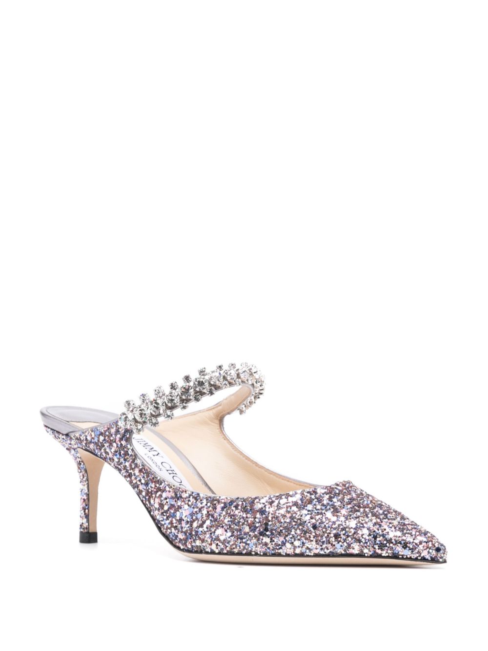 Jimmy Choo Glitter Bing Mules