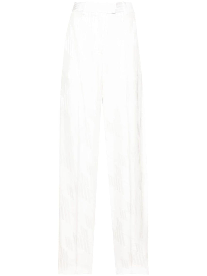 The Attico Trousers White