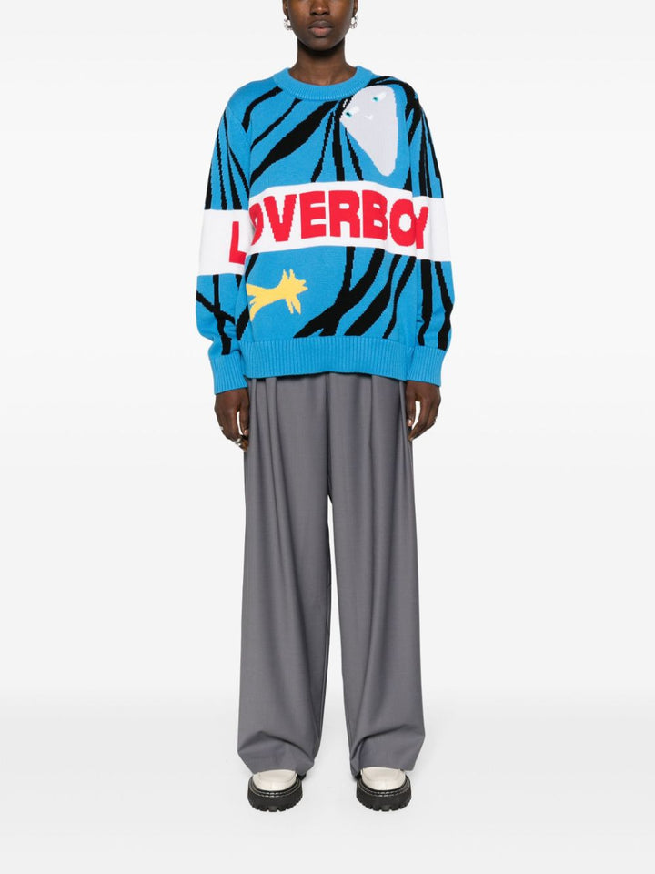 CHARLES JEFFREY LOVERBOY PRE Sweaters Blue