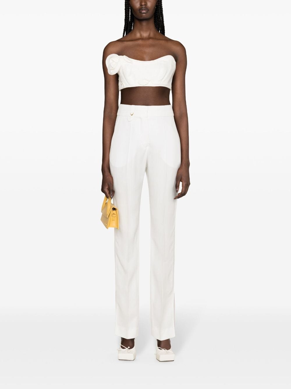 JACQUEMUS Trousers White