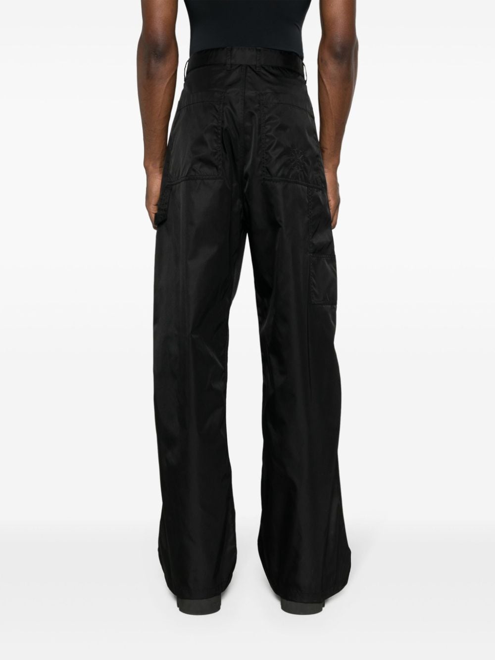 Off White Trousers Black