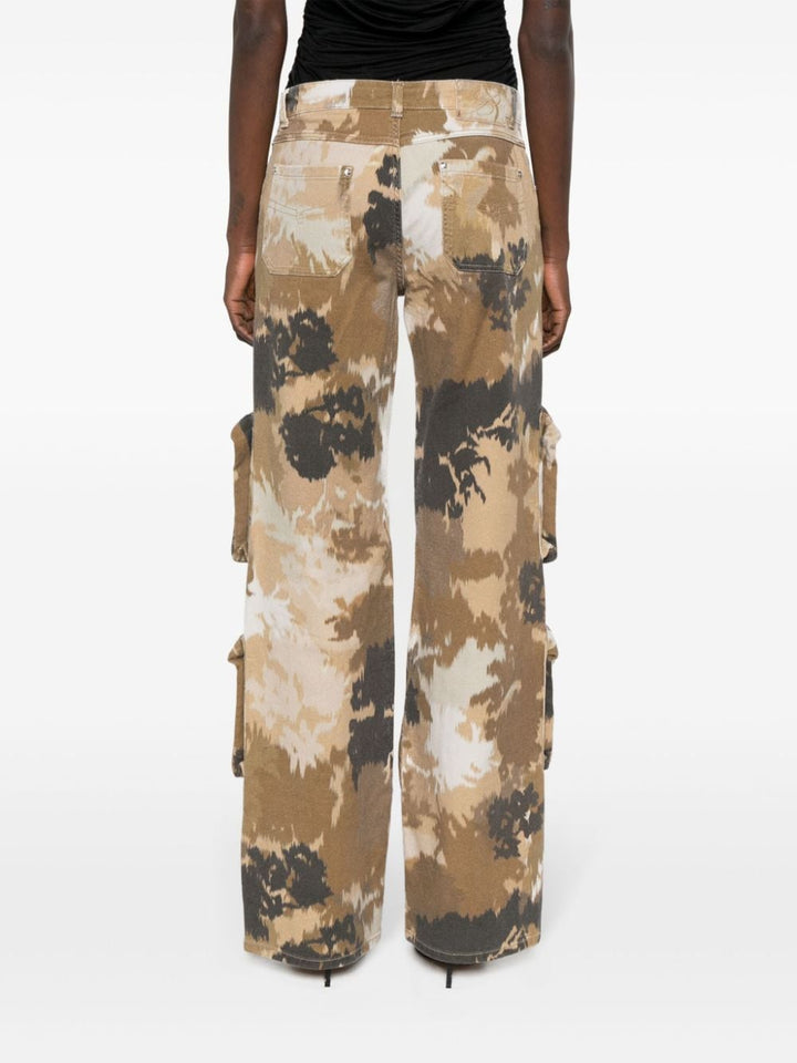 Blumarine Trousers Beige