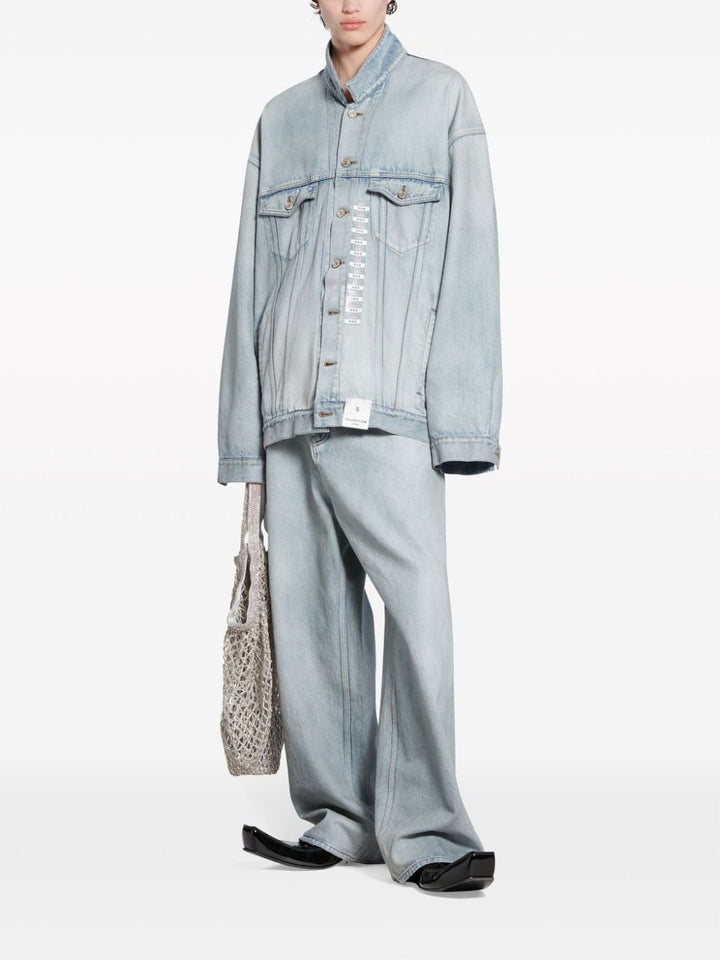 Balenciaga Coats Clear Blue