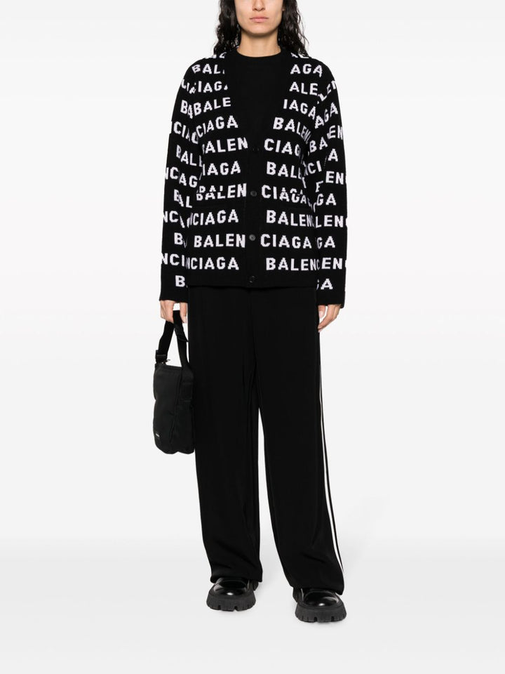 Balenciaga Logo Cardigan