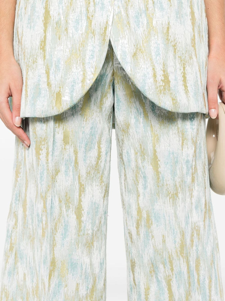 Erika Cavallini Semi-Couture Trousers MultiColour