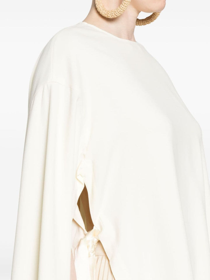 Erika Cavallini Semi-Couture Top White