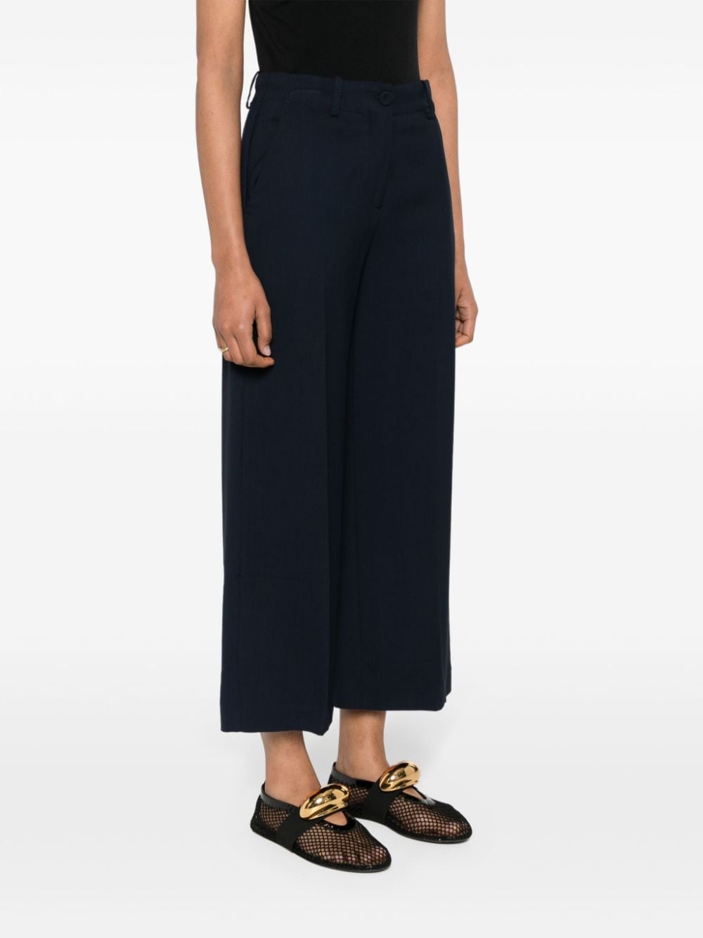 Erika Cavallini Semi-Couture Trousers Blue