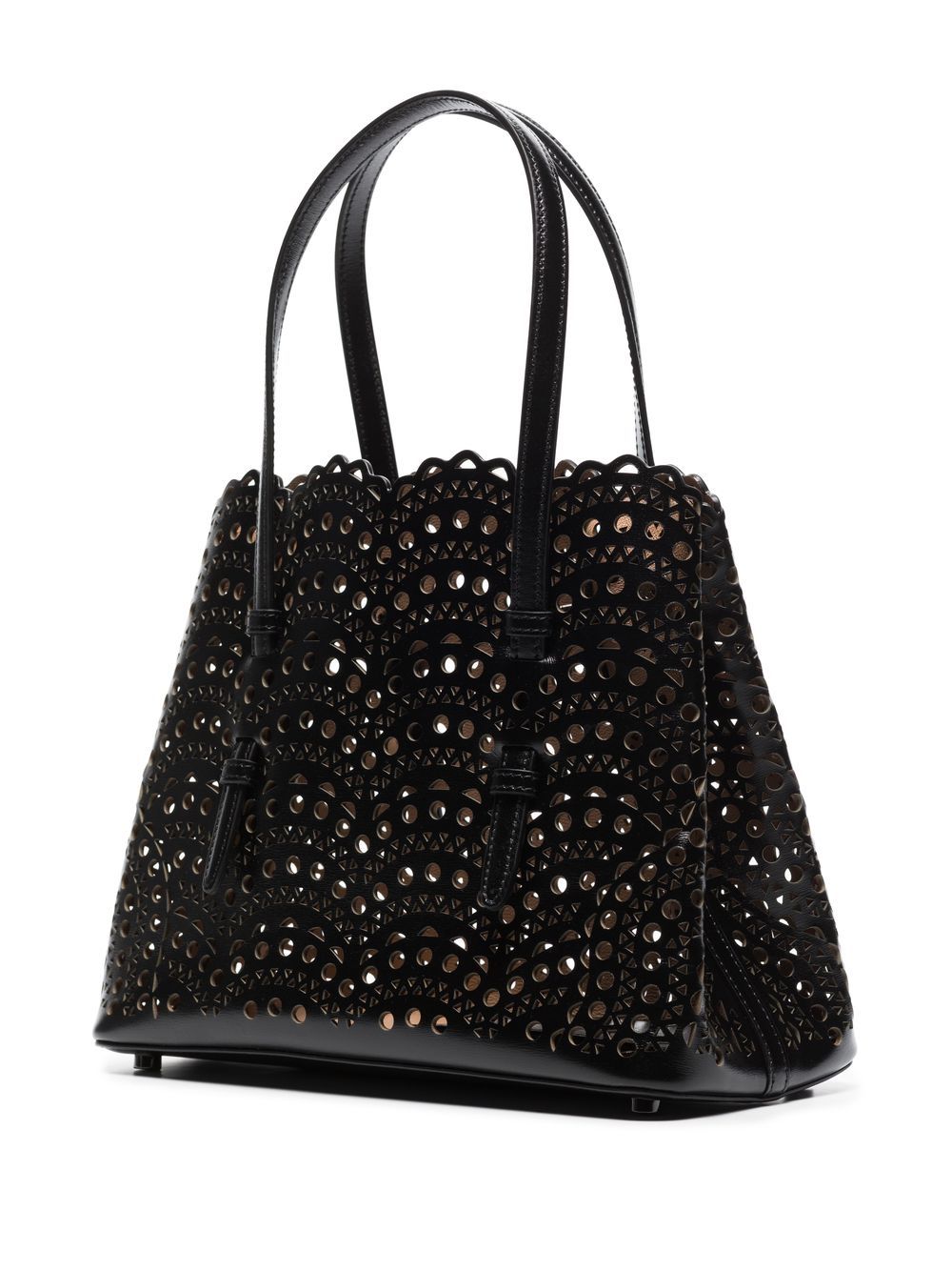 Alaia Mina Bag in Vienne Wave Calfskin