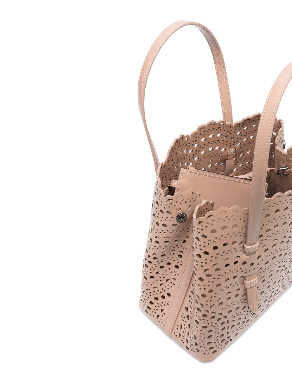 Alaia Mina Bag in Vienne Wave Calfskin