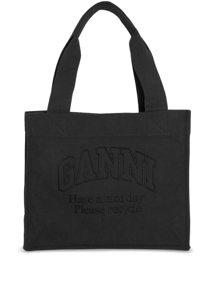 GANNI Logo Tote