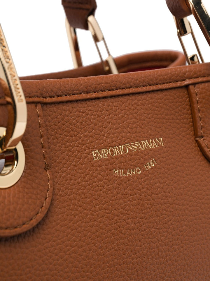 EMPORIO ARMANI CAPSULE Bag Leather Brown