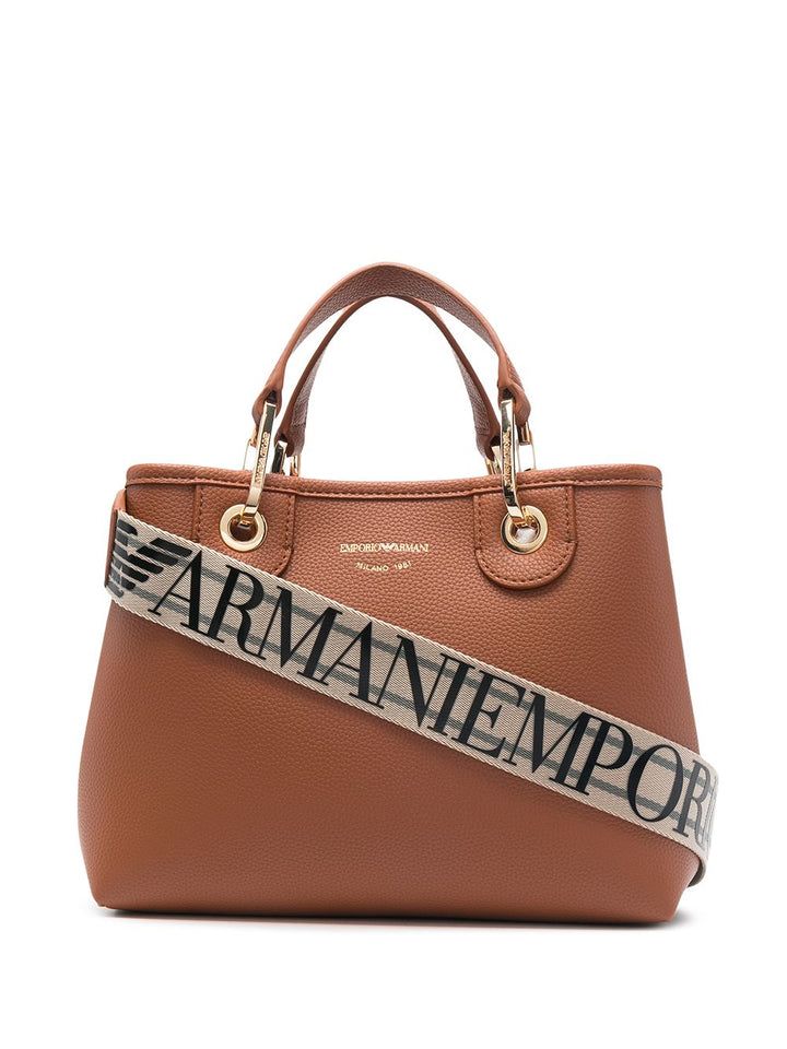 EMPORIO ARMANI CAPSULE Bag Leather Brown