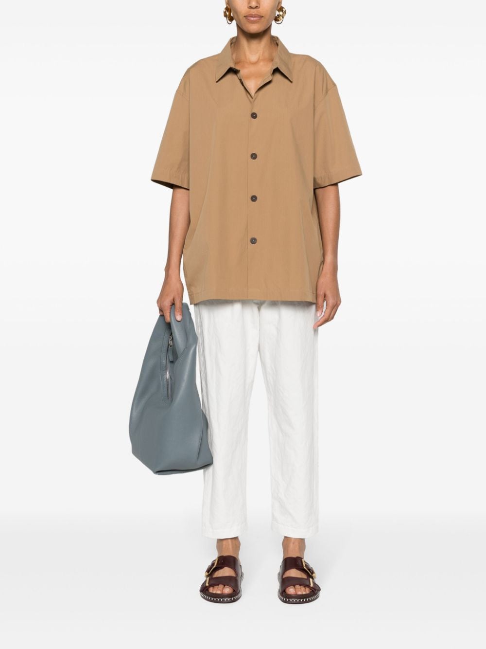 STUDIO NICHOLSON Shirts Beige