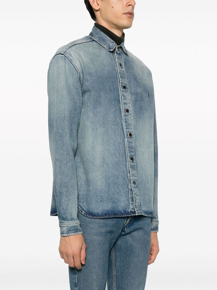 Saint Laurent  Shirt Clear Blue