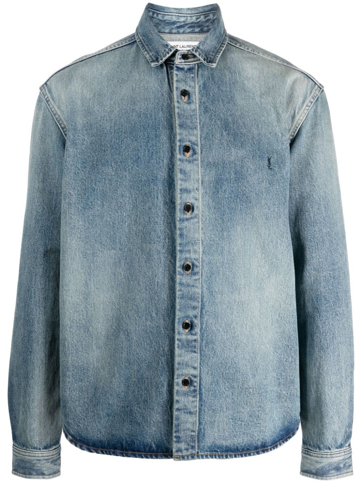 Saint Laurent  Shirt Clear Blue