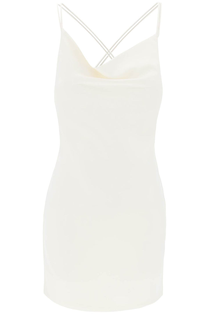 Rotate satin mini slip dress