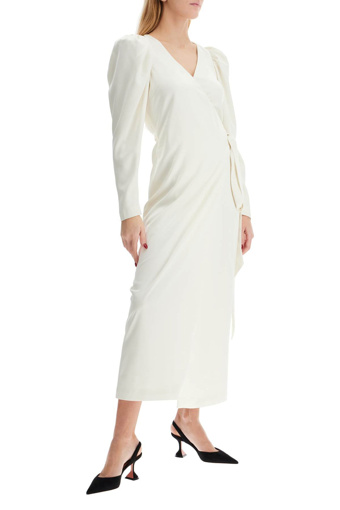 Rotate Wrap Midi Dress