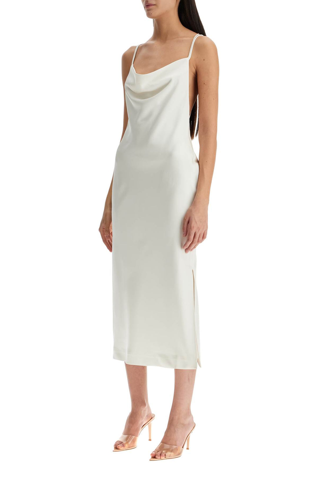 Rotate satin slip dress