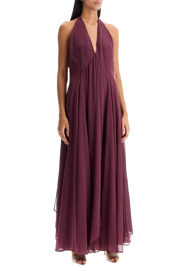 Rotate long chiffon dress