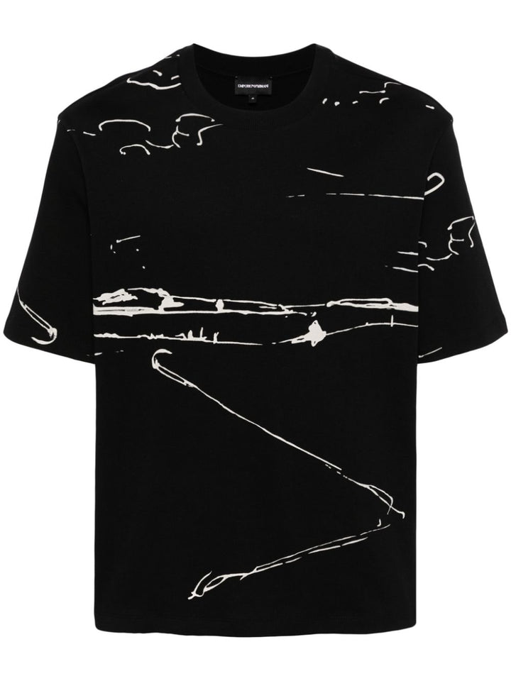 E.Armani Exclusive Pre T Shirts And Polos Black