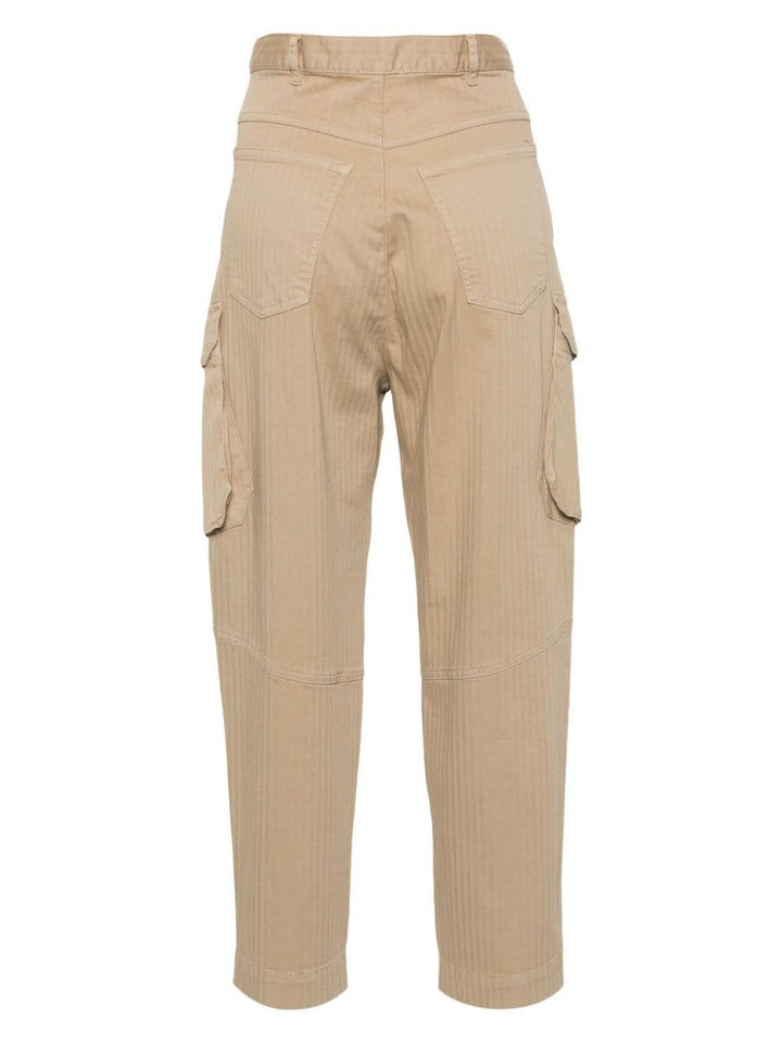 Semicouture Trousers Beige