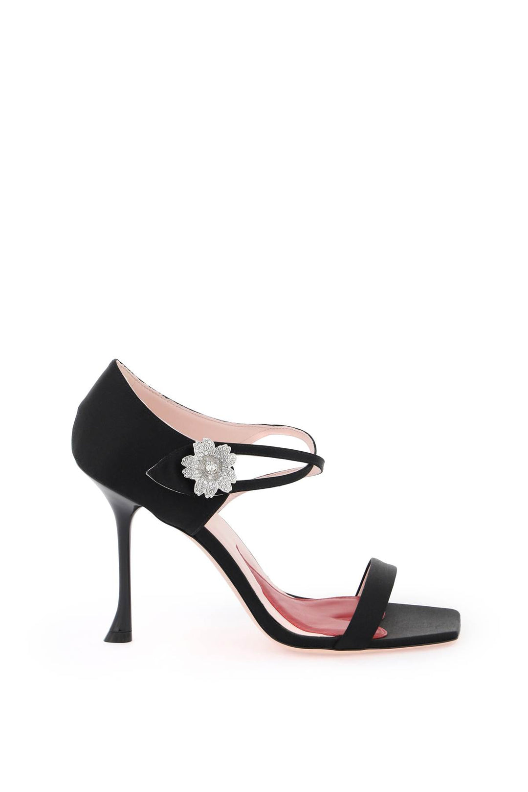 Roger Vivier Replace With Double Quotevivier Daisy Strass I   Nero