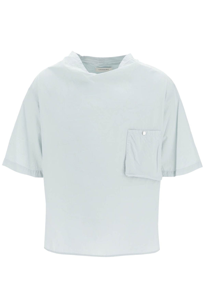 Lemaire Closed Short Sleeved Shirt   Grey