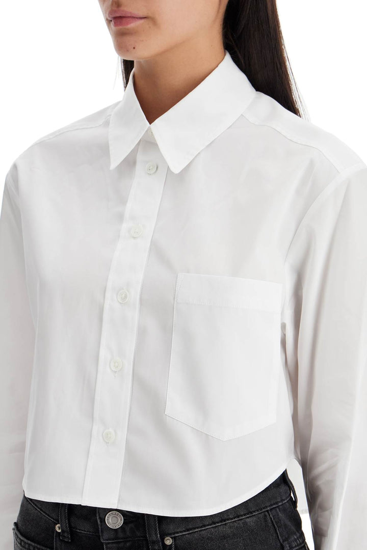 Isabel Marant Floral Cropped Shirt   White