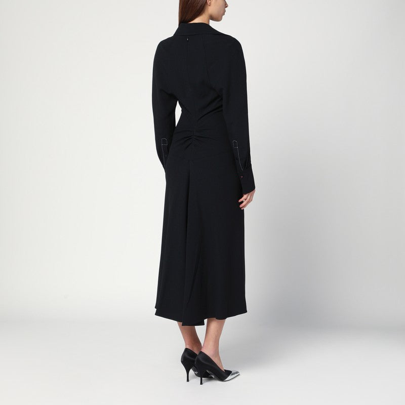 Victoria Beckham satin shirt dress