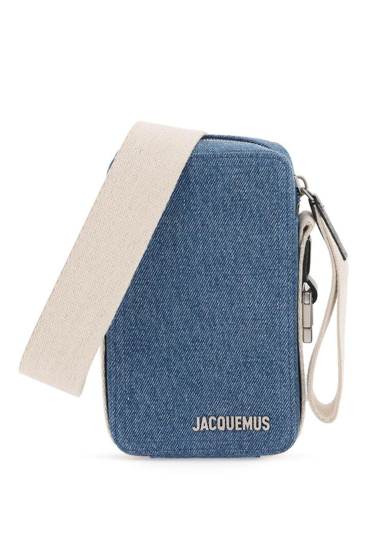 Jacquemus Le Cuerda Vertical Crossbody Bag   Blu