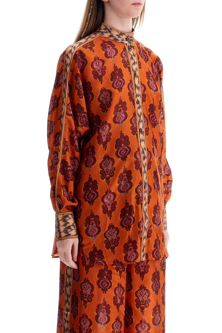 Zimmermann ikat silk shirt ikat