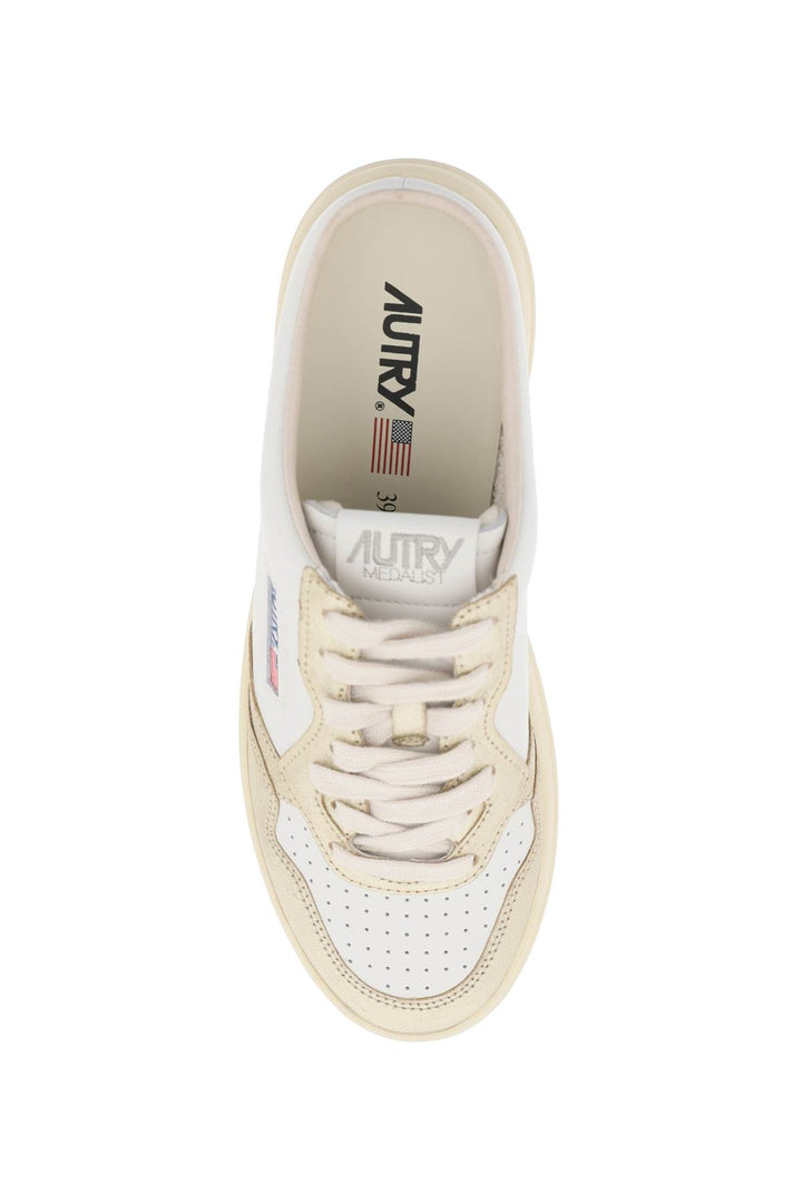 Autry Medalist Mule Low Sneakers   White