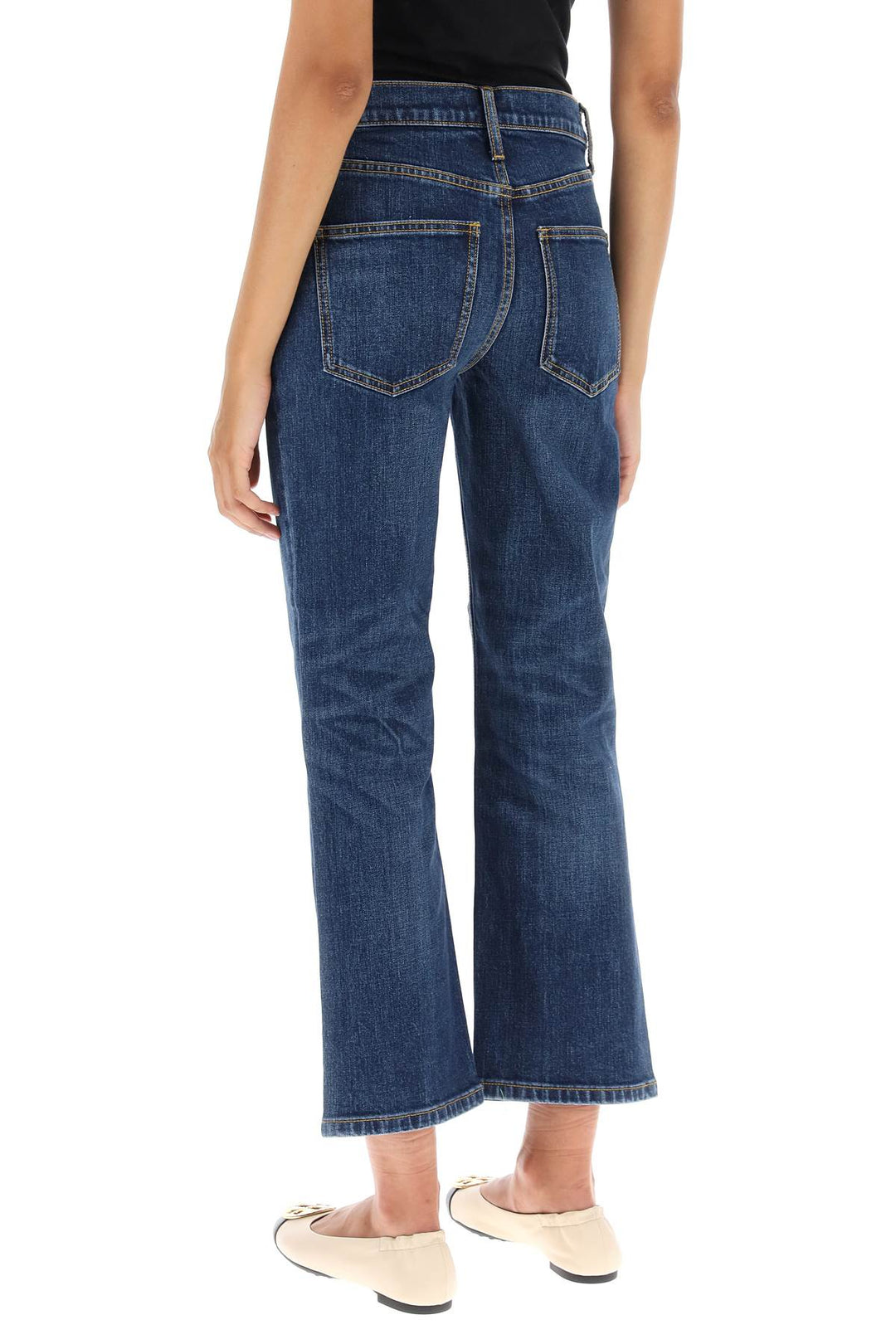 Tory Burch cropped flared jeans