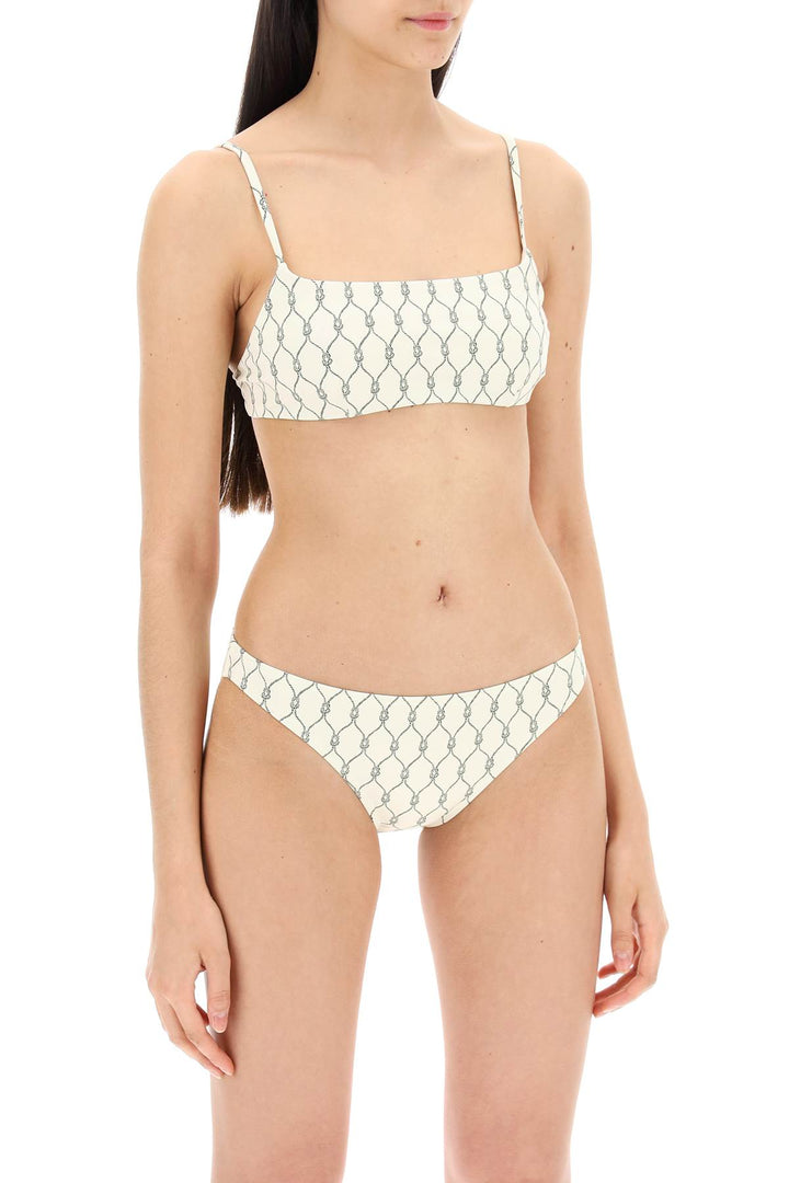 Tory Burch printed bikini top for