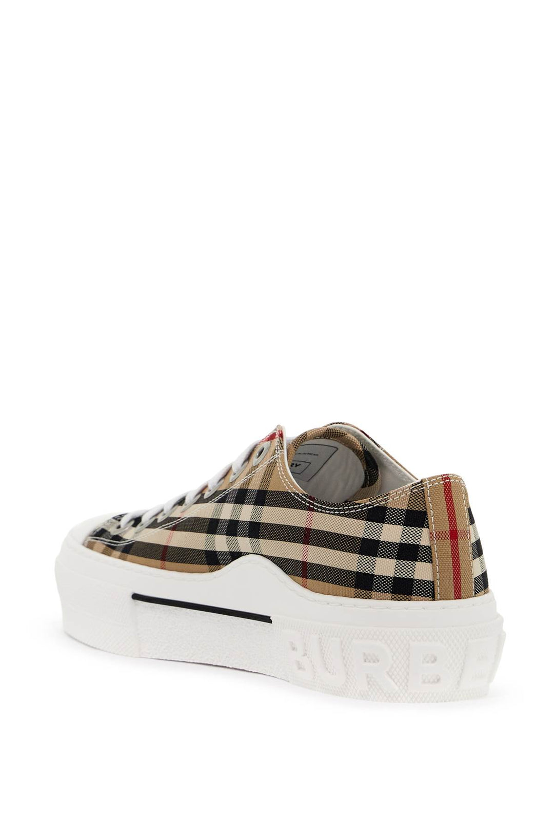 Burberry Vintage Check Low Sneakers   Beige