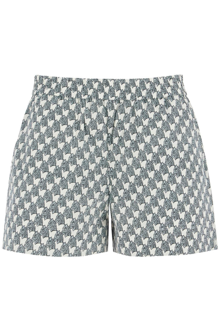 Tory Burch printed poplin shorts